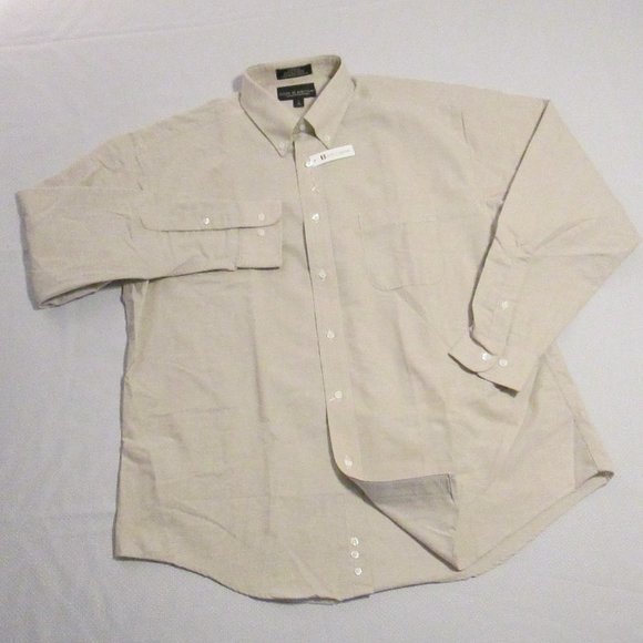 croft & barrow Other - 🎈 #SOLD# CROFT & BARROW MEN’S TAN/BEIGE DRESS SHIRT – 17/36 NEW 🎈